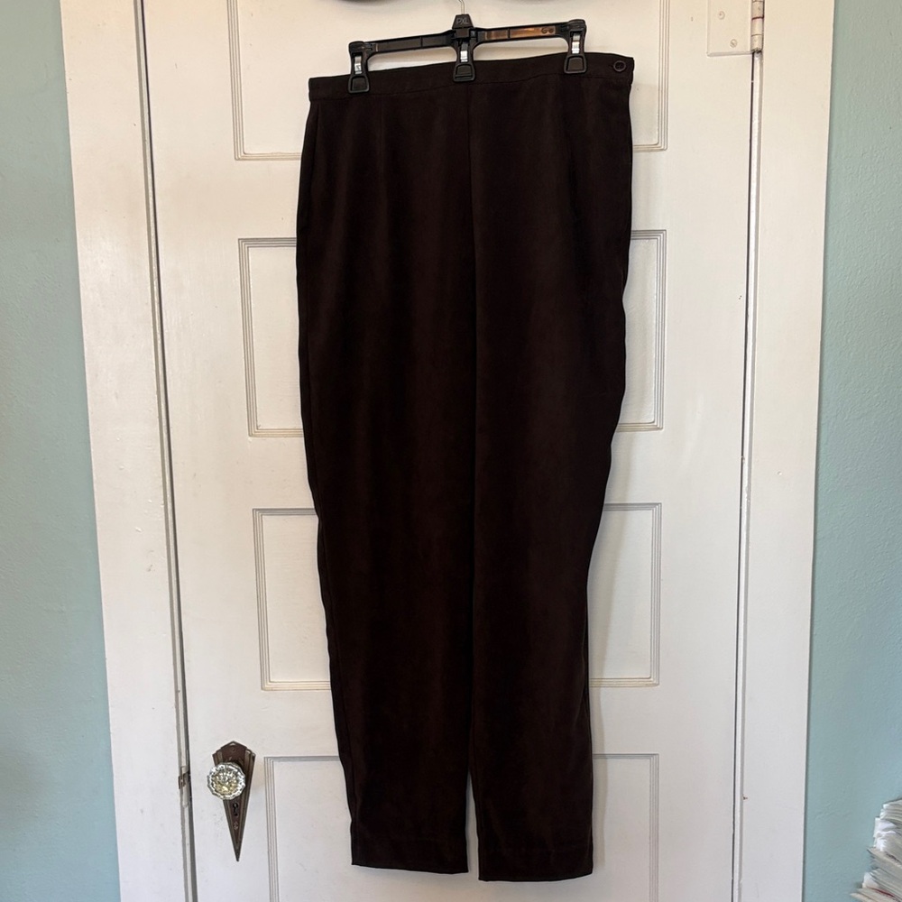 First Option Elegant Women's Brown Trousers Size 14